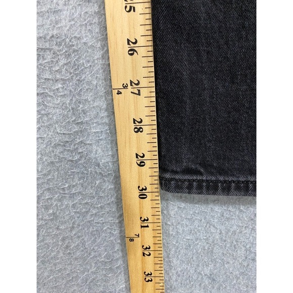 Rag and Bone Jeans Mens 31x32 Black Standard Issue Fit 2 Slim Zip Fly Casual - Picture 4 of 10